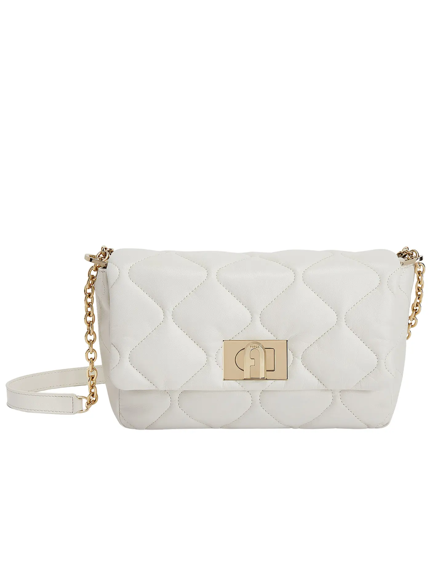 FURLA | Ledertasche - Umhängetasche 1975 small | weiss